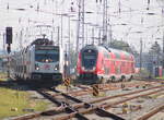 147 589 am Nachmittag des 20.09.2024 im Rostocker Hbf.