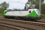 Seitenaufnahme von 193 240-9 am 19.06.2016 im Bahnhof Rostock-Bramow.