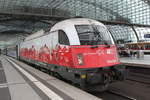 370 001-7 mit EC  47 von Berlin Hbf nach Warszawa Wschodnia kurz vor der Abfahrt im Berliner Hbf.05.08.2019