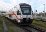 4110 114-4 Dresden Elbland als IC 2274 von Berlin-Südkreuz nach Warnemünde bei der Durchfahrt in Warnemünde-Werft.21.11.2021