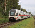 4110 612-7 als IC 2175(Warnemünde → Flughafen BER Terminal 1-2)bei der Durchfahrt in Rostock-Bramow.03.10.2023