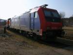 Nochmal SBB-Cargo 482 040 am 12.Mrz 2011 in Stralsund.