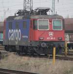 421 381-5 abgestellt im Haltepunkt Rostock-Dierkow.16.11.2012