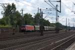 EG 3109 DB Schenker Rail Danmark Services A/S mit einem gemischtem Güterzug, bei der Durchfahrt in Hamburg-Harburg.