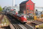 Die Altmark Rail Noab 1149 & 1155 mit dem IGE Sonderzug nach Odense machte am Freitag den 05 September 2014 einen Abstecher nach Hamburg auf ihren Weg und kam durch Hamburg Sternschanze gefahren.