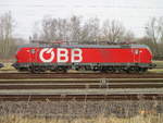 ÖBB 1293 005,am 31.Januar 2020,in Rostock Seehafen.