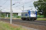 5 370 010 der ICC PKP Intercity als LZ zwischen Growudicke und Rathenow in Richtung Wustermark.