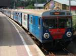 ED72-016 als Nahverkehrstriebwagen nach Slupsk am 31.Juli 2010 in Szczecin Glowny.