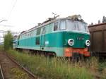 Nicht mehr gebrauchte ET22-588 am 07.August 2010 im Depot Szczecin Port Centralny.