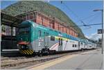 Endstation Lago Maggiore: der Trenord ALe 711 068 (94 83 4 711 068-6 I-TN) ist als Regio von Milano Cadorna in Laveno Mombello Lago angekommen.