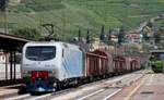 RTC EU43-003 mit Güterzug Durchfahrt Bozen 17.07.2019