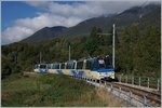 Der Ferrovia Vigezzina SSIF Treno Panoramico D47 kurz vor Santa Maria Maggiore.