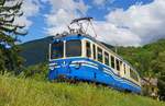 Nachschuss auf den ABe 8/8 23  Ossola  der Centovallibahn, der am 08.05.2024 mit dem R 265 von Domodossola nach Re in Croppo unterwegs ist