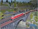 Die neue SBB Re 6/6 11666 Stein am Rhein von Märklin mini club setzt in Betrieb und Optik neuen Massstäbe! Und ich habe eine perfekte Lok für meine EC  Mont-Blanc .