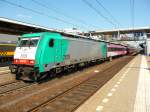 2839 (E186 231) verlsst den Bahnhof von Dordrecht am 02.06.2012