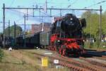 Am Samstag 28 September 2024 wurden drei Dampfpendelzge zwischen 's-Hertogenbosch und Nijmegen gefahren von VSM's eigener 23 076 und 50 307.