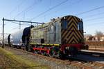 RFO 692 rangiert am 2 Mrz 2021 in Oss mit der 2.Tranche von ein Leerzug nach Bentheim.