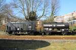 Ex-BR 70269 steht am 9 März 2015 in das Niederländisches Staatseisenbahn Museum in Utrecht Maliebaan.