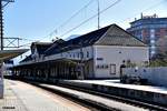 der hauptbahnhof von wrgl in tirol,aufgenommen am 30.09.16