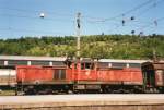 ÖBB 1063 019 durchfahrt Feldkirch am 27 Mai 2002.