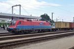 ÖBB 1116 011 durchfahrt am 5 Mai 2016 Kelenföld.