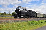 br-77-2/862075/ex-oebb-77-250-ist-am Ex ÖBB 77 250  ist am Samstag den 14.9.2024 zusammen mit der 023 058-1 an mehreren Pendelfahrten am SDZ zwischen Gerloshausen und   Lohr am Main.