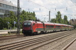 1116 214 bei der Durchfahrt in Mnchen-Heimeranplatz gen Budapest.24.07.2016