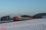 1116 106 zieht ein Audizug bei Seubersdorf.