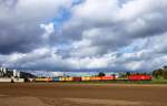 1116 037 mit Containerzug am 03.10.12 bei Karlstadt