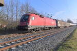 ÖBB 1016 303 in Thüngersheim gen Karlstadt fahrend am 8.2.2025