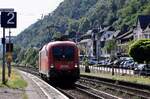 BB 1116 145-4 REV/Lz/27.07.21 diesmal bei Oberwesel unterwegs Richtung Koblenz. 06.08.2024