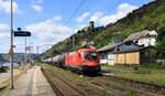 br-1116/858910/oebb-1116-145-4-revlz270223-mit-oeler ÖBB 1116 145-4 REV/Lz/27.02.23 mit Öler gen Rüdesheim. Kaub 08.08.2024