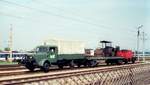 150 Jahre Eisenbahn in Österreich: Büssing LKW Strasshof 12.09.1987