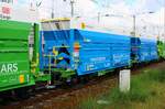 Innofreight/Voestalpine/DB Cargo Tank-Tainer  blau  registriert unter 35 81 4658 064-4 A-IF Gattung Sggmmrrs. Bremen Hbf 11.06.2022