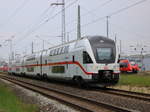 4110 110 als IC 2179(Rostock-Dresden)bei der Ausfahrt im Rostocker Hbf.09.05.2020