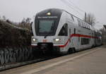 4110 117-7 als IC 2270(Dresden-Warnemünde)bei der Durchfahrt in Rostock-Parkstr.11.12.2020