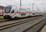 4110 617 stand als IC 2271(Rostock-Chemnitz) im Rostocker Hbf.07.04.2023 