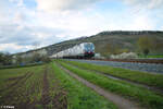 193 849  Unser Hansi  + 193 778-8 mit dem SARP Intermodal-Zug bei Thngersheim. 28.03.24