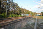 193 729-1  Eurocargo ecs-eurocargo.at  mit einem Containerzug in Ochenbruck. 12.05.24