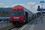 Steuerwagen 50 81 86-29 205-0 an der Spitze des Zuges der A-GKB (Graz – Köflacher Bahn) wird in kürze von.