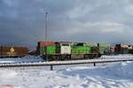 277 004-8 alias V1700.03 beim Umsetzen in Wiesau 14.01.17