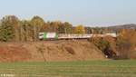 ER20-01 zieht bei Pechbrunn ein leeren Holzzug von Regensburg nach Cheb.