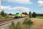 G1700.02 zieht den umgeleiteten Wiesau Container bei Naabdemenreuth.