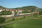 194 224-3 zieht mit einem Containerzug durch Retzbach-Zellingen.