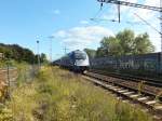 5370 005 durchfhrt am 2.10.13 mit einem EC Warszawa Wschodnia - Berlin HBF Berlin-Karlshorst.