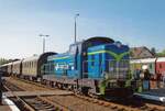 SM42-1097 steht während der Lokparade mit ex-KPEV-Donnerbuchsen ins Bahnhof von Wolsztyn am 30 April 2011.