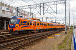 Der EN57AL-2111 (94 51 2 122 457-6 PL-PREG / 94 51 2 122 458-4 PL-PREG und 94 51 2 122 459-2 PL-PREG) ein modernisierter Triebzug vom Typ Pafawag 5B/6B der POLREGIO (Przewozy Regionalne Sp.