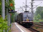 Hectorrail 241.005  Yoda  hat hier mit dem DGS 69206(ex 41502 über 20 Std plus, in DK weiter als 35474)freie Fahrt in Schleswig. 06.06.2015