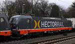 Hecorrails erster Vectron....243.001 oder 6193 923-0 eingereiht in einen Güterzug nach DK/Schweden...Schleswig 23.12.2016