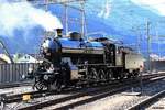 sBB C 5/6 elefant,beim umestzen in erstfeld,13.09.19